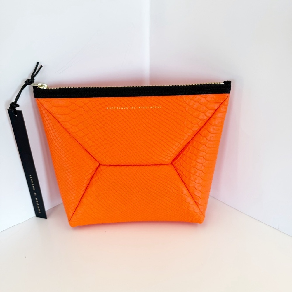 NWT Ampersand as Apostrophe Leather Python Textur… - image 3